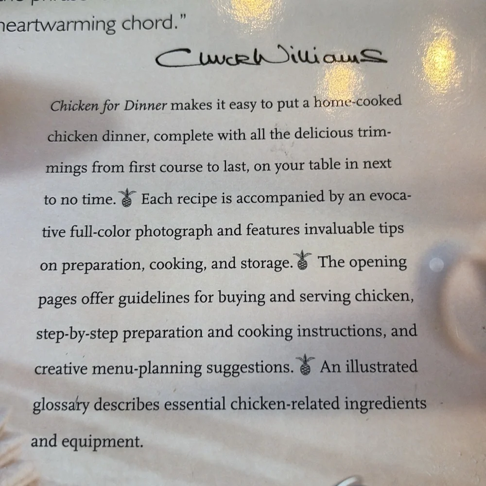 Williams-Sonoma Chicken for Dinner